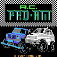 R.C. Pro AM Title Screen